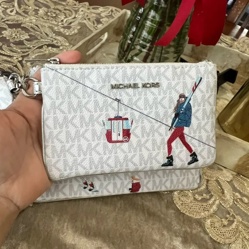 Michael Kors trio wristlet